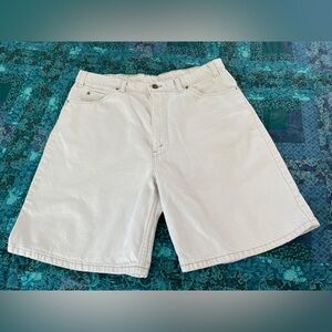 Levi's 550 White Denim Shorts Men's Size 38